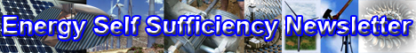 Energy Self Sufficiency Newsletter banner