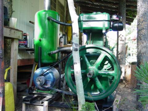 2 cylinder lister diesel generator